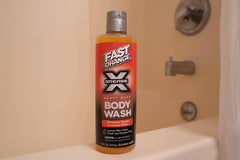 Fast Orange Grease X Body Wash eliminates strong automotive odors on skin