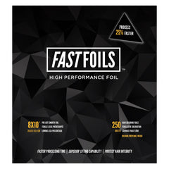 FASTFOILS pre-cut 8x10 foils for clean, professional hair highlighting