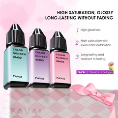 FAVAI French manicure ready finish shown on sample nail