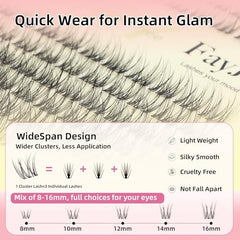 FayJoo DIY salon look lashes simplify application for quick mornings