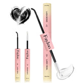 FayJoo eyelash adhesive bottle close-up showing long-lasting hold