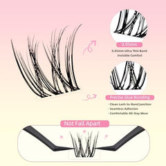FayJoo soft wispy C curl clusters add gentle lift and definition