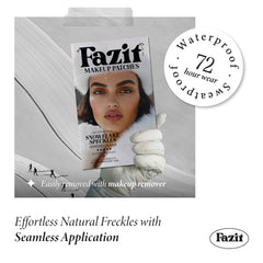 Fazit makeup patches festive glow finish emphasizes versatile sparkle for party nights.