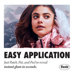 Fazit makeup patches waterproof glitter preserves long-lasting sparkle during workouts or pool days.