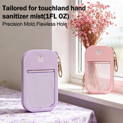 Fcgbdbz Touchland case pink 2-pack back view keeps bottle secure on the go