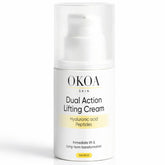 FCNVCX OKOA SKIN instant lifting cream bottle showing firming effect.