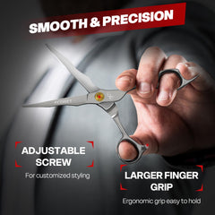 Fcoget Hair Scissors luxury gift packaging ideal for professionals and students.