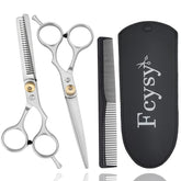 Fcysy haircutting shears 6in with offset handle for precise trims.