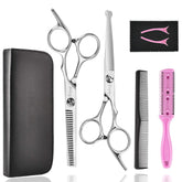 Fcysy kids hair cutting scissors with rounded tips for safe home trimming