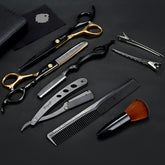 Fcysy professional hair scissors 6in with balanced grip for precise cuts