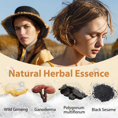 Color coverage achieved with Fedulili instant dark coffee dye shampoo