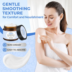 Application of FeeMeFee lotion demonstrating quick absorption on skin