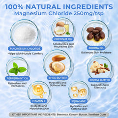 Ingredients of FeeMeFee lotion: coconut oil, jojoba oil, shea butter, vitamin E