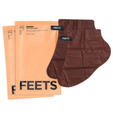 FEETS foot peel mask eucalyptus lavender pack front view for smoother feet.