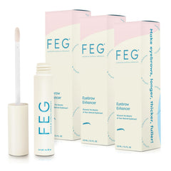 FEG Eyebrow Enhancer bottle with pump for easy nightly use