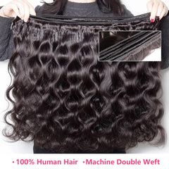 Feibin body wave close up highlighting soft texture and shine