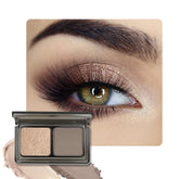 FeiCuiYun 2Color Eyeshadow brown-matte palette: versatile day-to-night option.