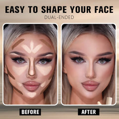 FeiCuiYun contour and highlight in action on the nose for subtle dimension