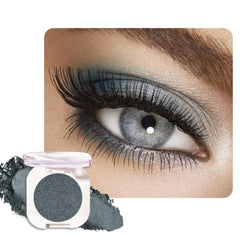 FeiCuiYun dark teal matte eyeshadow pan for bold crease definition