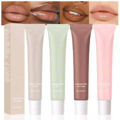 FeiCuiYun lip butter pack with four tubes for daily hydration.