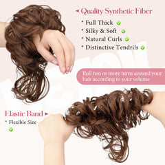 FeidyLong tendrils swirled around the bun adding subtle movement and refined charm