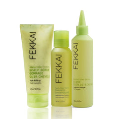 FEKKAI Apple Cider Detox shampoo bottle for a refreshed scalp and lightweight cleanse.