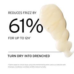 Fekkai Shea Butter Shampoo is poured for a rich hydration and creamy lather.