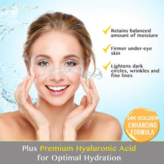 Felico Eye Mask application scene shows easy, relaxing use around the eyes.