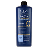 Felps Professional Omega thermal sealing bottle showcases smoothing potential for styled, frizz-free hair.