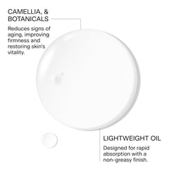 FEMMUE Camellia Elixir packaging closeup, premium bottle for nightly care.