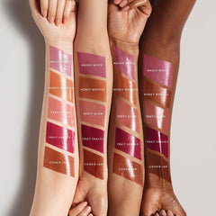 Fenty Beauty Gloss Bomb Color Drip Cookie Jar glossy finish enhances lip shine