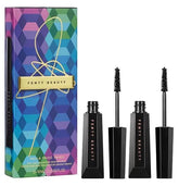 Fenty Beauty Hella Thicc Thicc mascara duo packaging shows two full-size tubes for bold lashes.