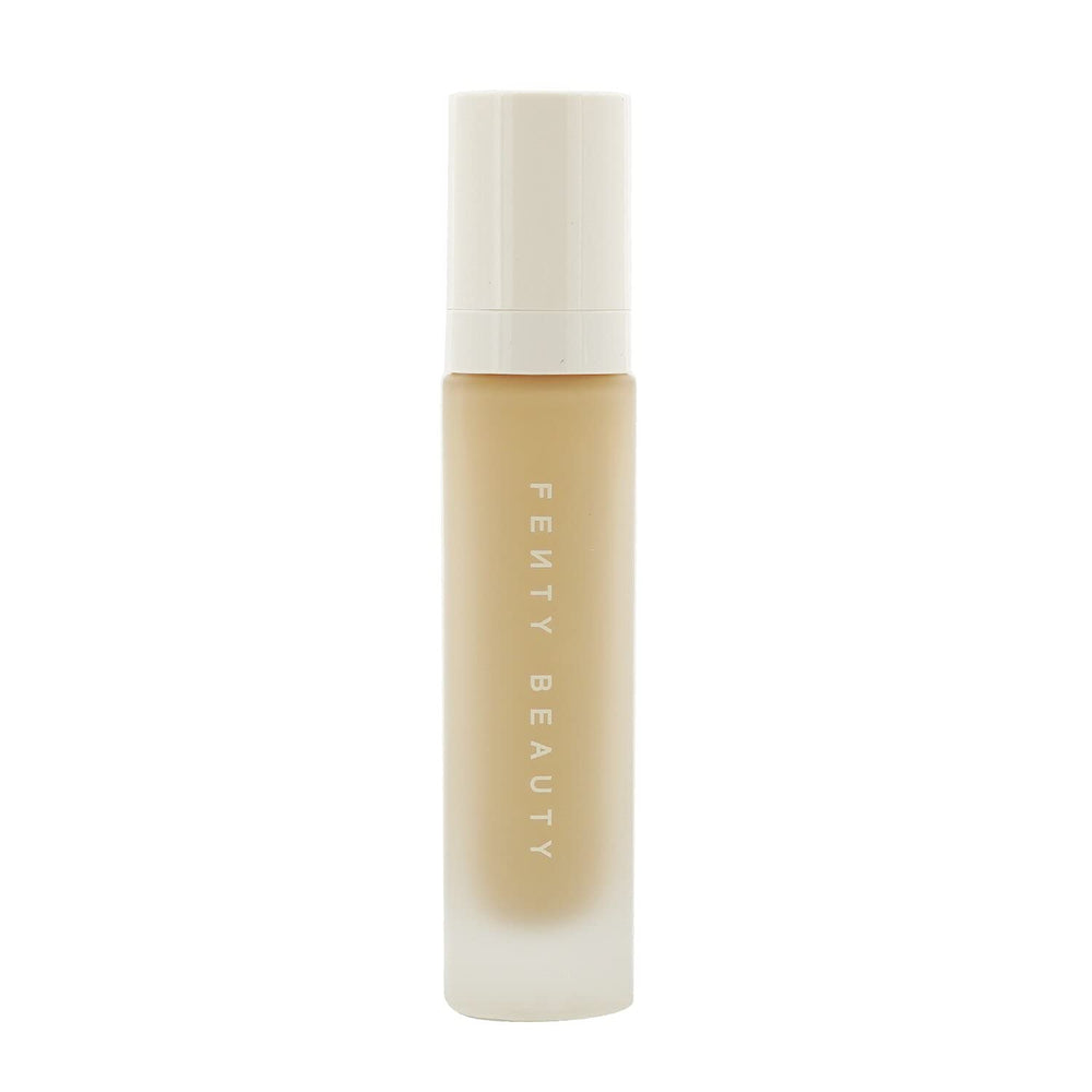 Fenty Beauty Pro Filt’r Foundation 185 bottle close-up with oil-free shine control for all-day wear.