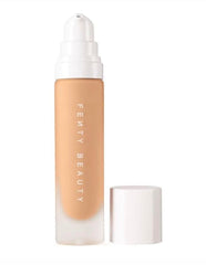 Texture swirl of Fenty Beauty Pro Filt'r Soft Matte Foundation 125 showing creamy blendable formula
