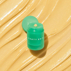Fenty Skin Plush Puddin' Lip Mask texture during application.