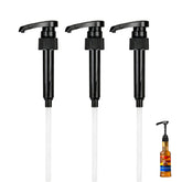 Fevbcnrj 3-pack syrup pump fits Jordans Skinny and Torani bottles for controlled dispensing