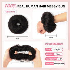 FGZJMAE messy bun donut for quick, secure styling.