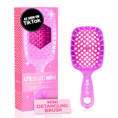 FHI Heat UNbrush Mini Detangler close-up bristles, designed for gentle detangling
