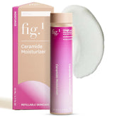 Fig.1 Ceramide Moisturizer refill outer glass demonstrates eco-friendly packaging and waste reduction.