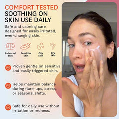 Fig.1 swatch on skin shows sheer, fragrance-free coverage.