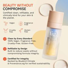 Fig.1 Plant-based ferments bottle emphasizing nourishing actives