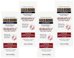 Fiico Gold Bond Foot Cream packaging front view for dry feet hydration