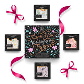 FinchBerry Thank You gift set packaging, ideal for gifting to friends.