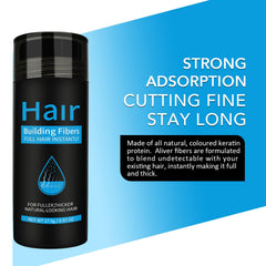 Find Back Hair Fibers Dark Brown conceal bald spots quickly and convincingly
