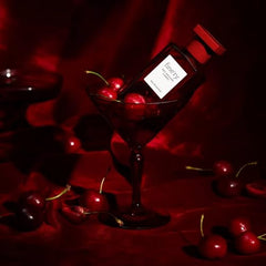 Fine'ry Cherry Almond EDP rose note highlighted for floral sweetness