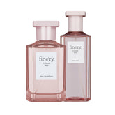 Fine'ry Flower Bed EDP bottle with peony and green apple for lasting floral scent.