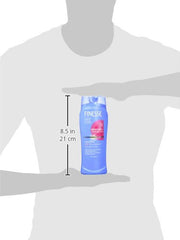 FINESSE 2-in-1 moisturizing shampoo lather delivering hydration for soft, silky strands.