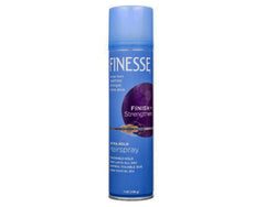 Finesse Extra Hold aerosol nozzle ensures even, precise spray coverage.