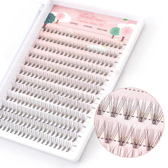 FinyDreamy packaging for 10D lash clusters with 240 pieces for natural volume