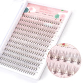 FinyDreamy packaging for 10D lash clusters showing kit contents and layout